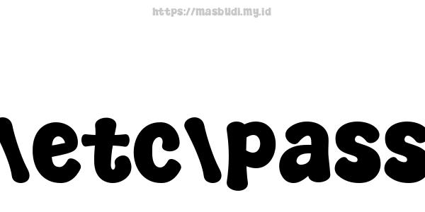 ..\..\etc\passwd