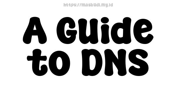 A Guide to DNS