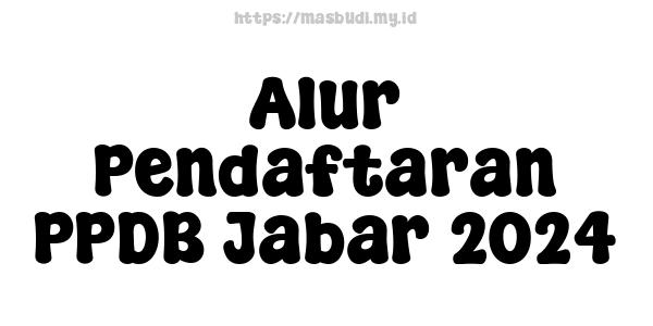 Alur Pendaftaran PPDB Jabar-2024