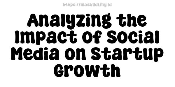 Analyzing the Impact of Social Media on Startup Growth