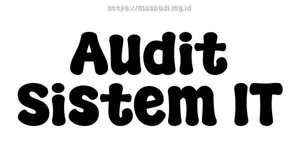 Audit Sistem IT