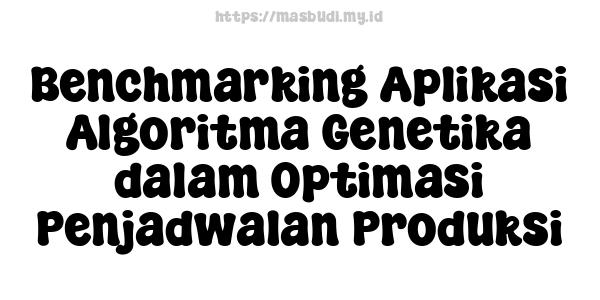 Benchmarking Aplikasi Algoritma Genetika dalam Optimasi Penjadwalan Produksi