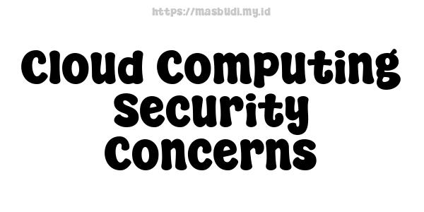 Cloud Computing Security Concerns