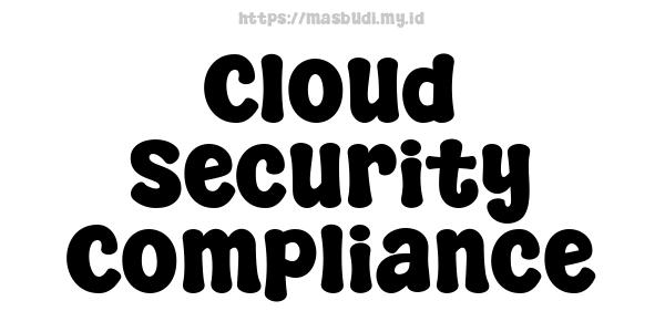 Cloud Security Compliance