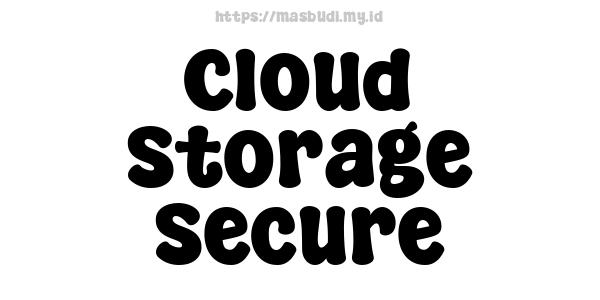 Cloud Storage Secure