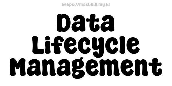 Data Lifecycle Management