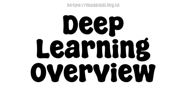 Deep Learning Overview