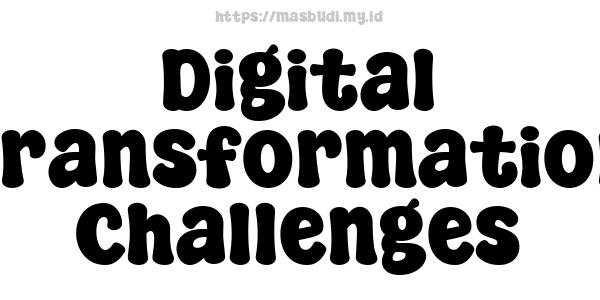 Digital Transformation Challenges