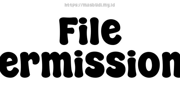 File Permissions