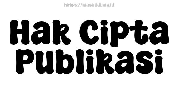 Hak Cipta Publikasi