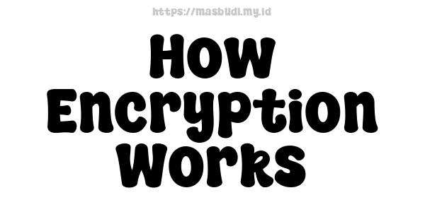 How Encryption Works