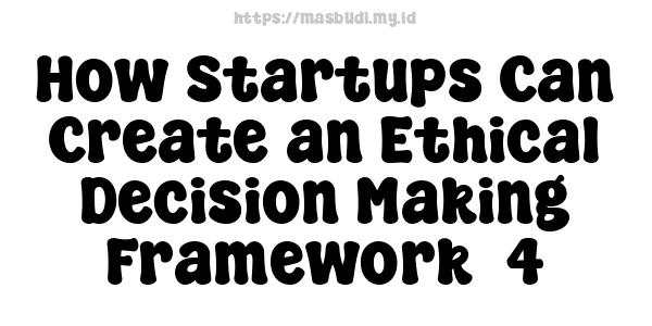 How Startups Can Create an Ethical Decision-Making Framework -4