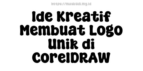 Ide Kreatif Membuat Logo Unik di CorelDRAW