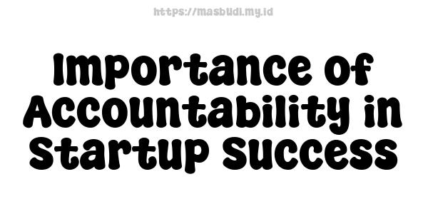 Importance of Accountability in Startup Success