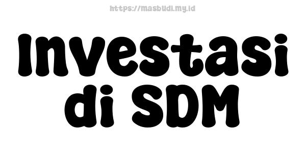 Investasi di SDM