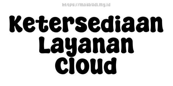 Ketersediaan Layanan Cloud