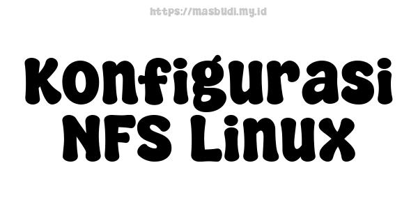 Konfigurasi NFS Linux