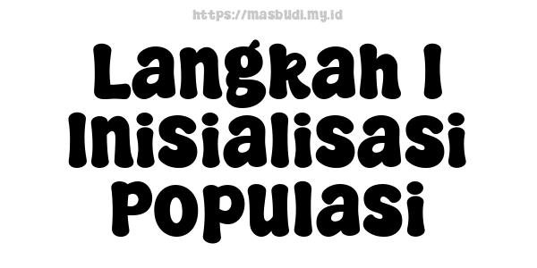 Langkah 1 Inisialisasi Populasi