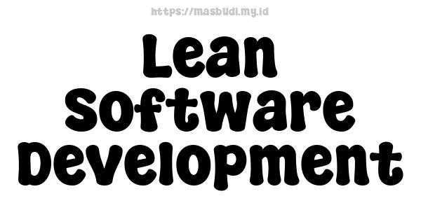 Lean Software Development