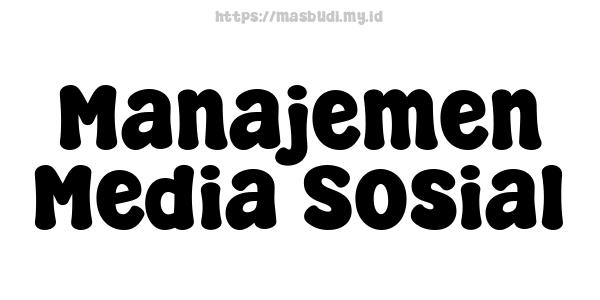 Manajemen Media Sosial