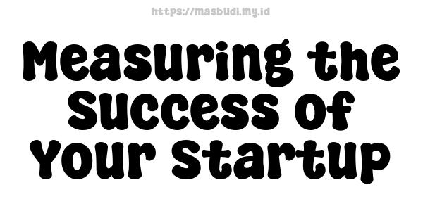 Measuring the Success of Your Startup