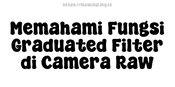 Memahami Fungsi Graduated Filter di Camera Raw