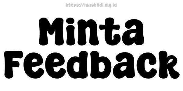 Minta Feedback