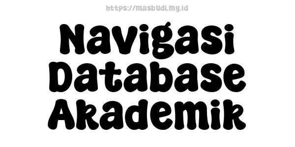 Navigasi Database Akademik