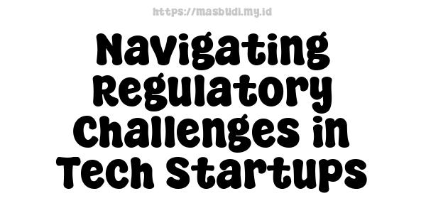 Navigating Regulatory Challenges in Tech Startups