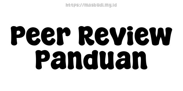 Peer Review Panduan