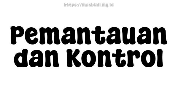 Pemantauan dan Kontrol