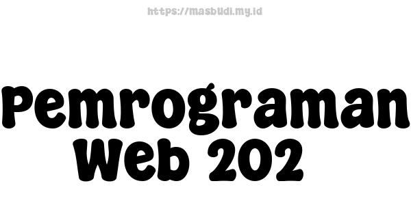 Pemrograman Web 2023