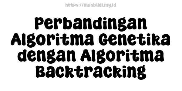 Perbandingan Algoritma Genetika dengan Algoritma Backtracking