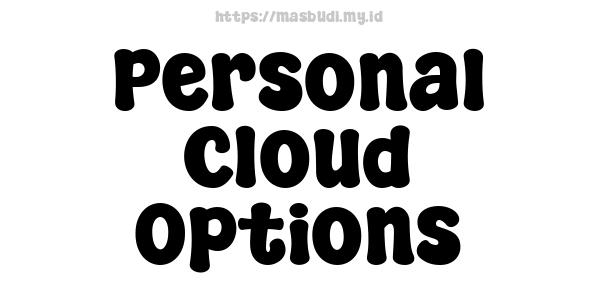 Personal Cloud Options