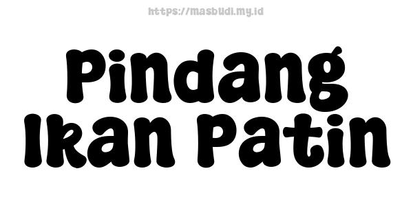 Pindang Ikan Patin