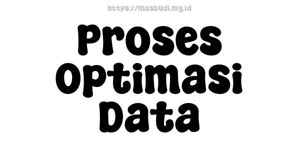 Proses Optimasi Data