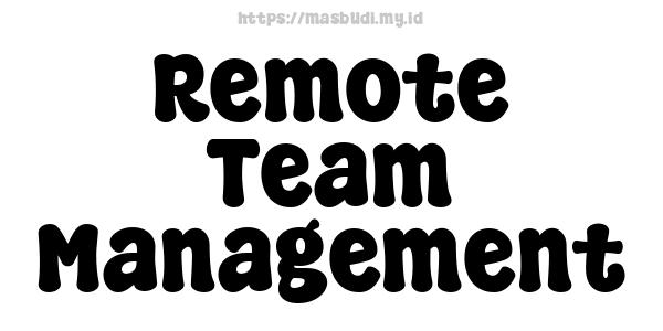 Remote Team Management