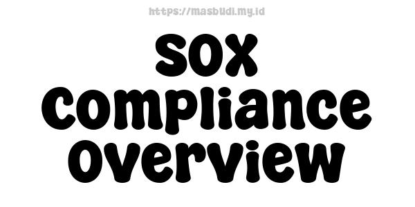 SOX Compliance Overview