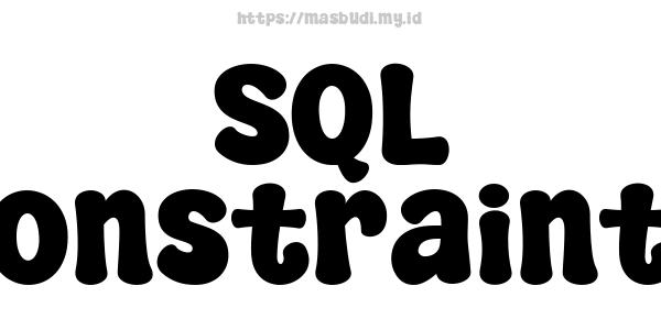 SQL Constraints