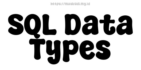 SQL Data Types