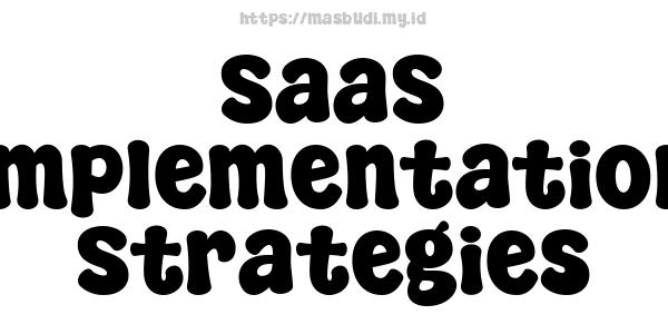 SaaS Implementation Strategies