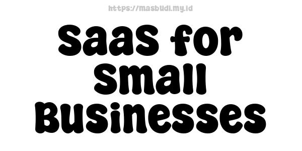 SaaS for Small Businesses