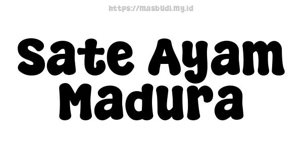 Sate Ayam Madura