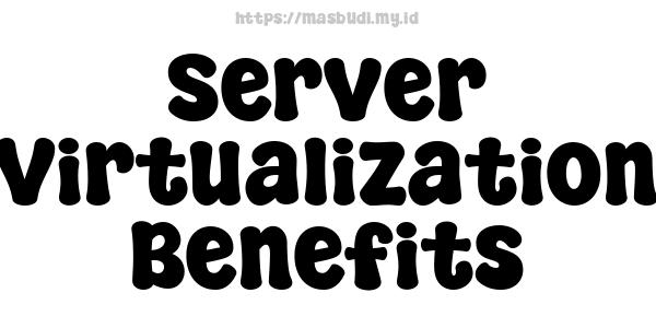 Server Virtualization Benefits