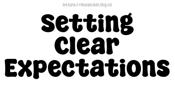 Setting Clear Expectations