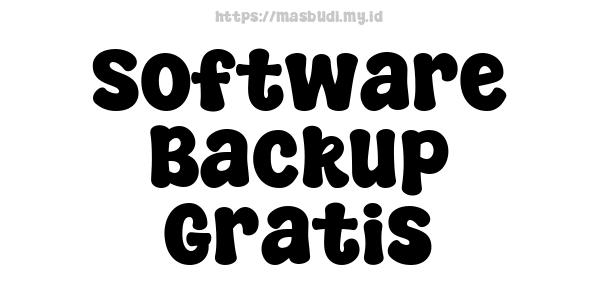 Software Backup Gratis