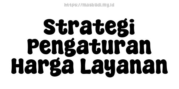 Strategi Pengaturan Harga Layanan