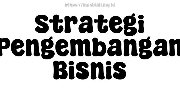 Strategi Pengembangan Bisnis