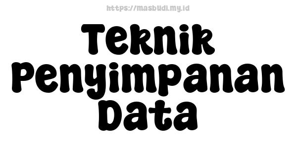 Teknik Penyimpanan Data