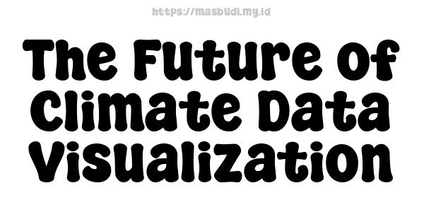 The Future of Climate Data Visualization